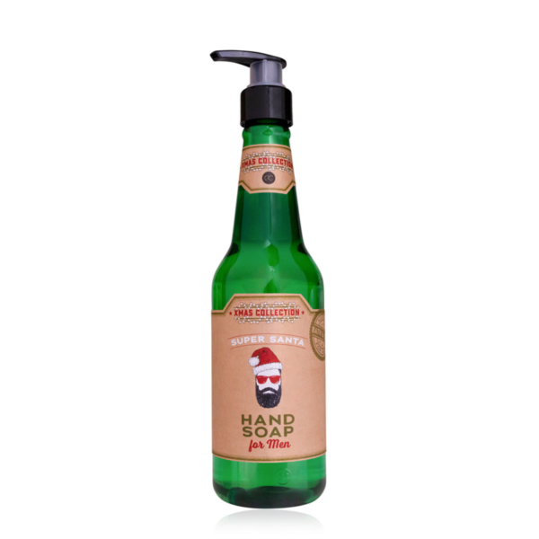 Hand soap beer bottle Santa men’s style